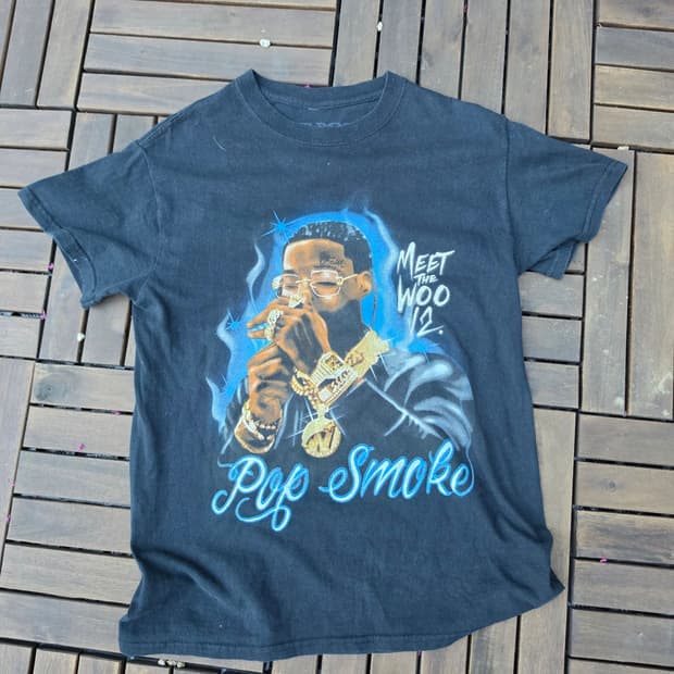 Pop Smoke merch rap t shirts S