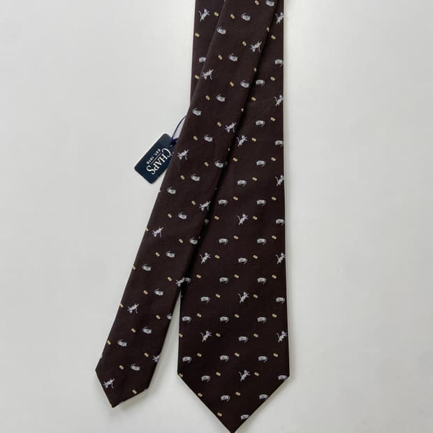택달린 미사용품 챕스 (CHAPS) 명품 정품 넥타이 8.4cm
