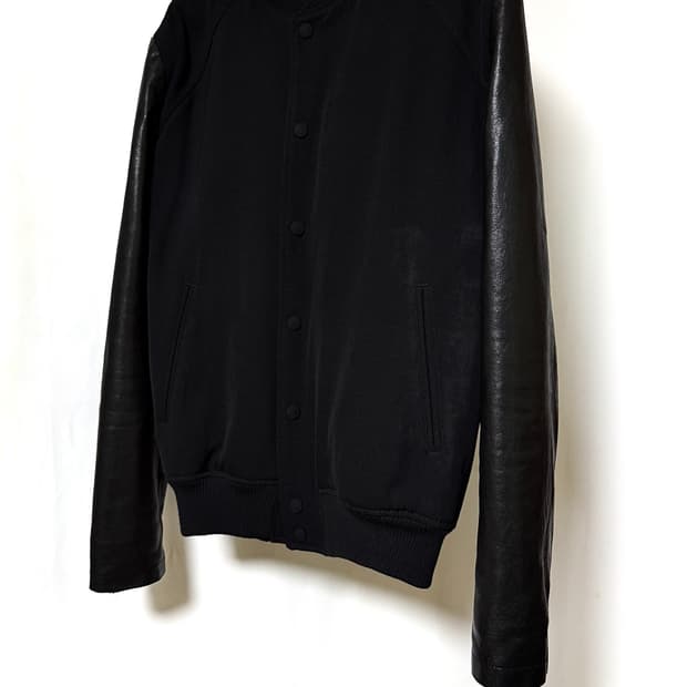 지방시 09FW Military Lether Varsity Jacket