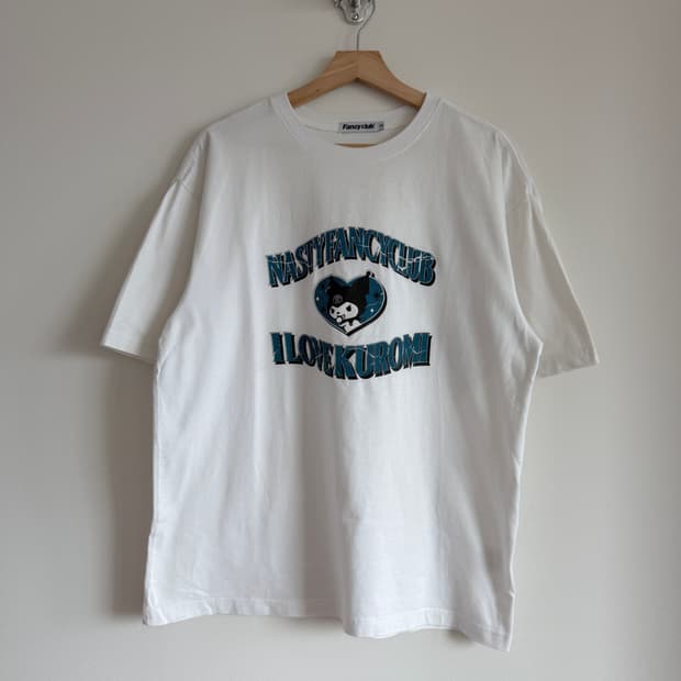 KUROMI X Fancyclub 반팔 티셔츠