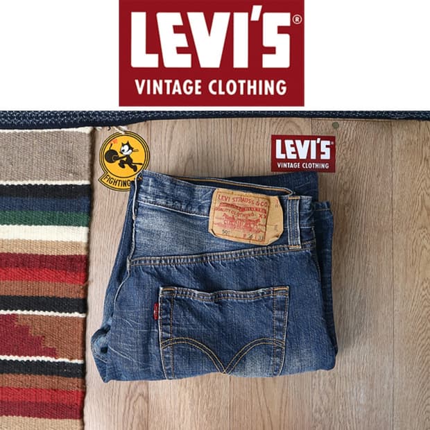 levis 리바이스 08 501 워싱가공 데님  36