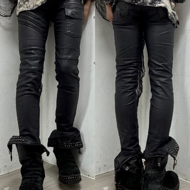 [CLOUD72]Back Wings Print RockChic Coate