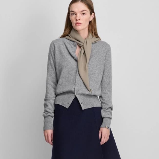 [F]익스트림캐시미어 26ss 리틀2 가디건/그레이