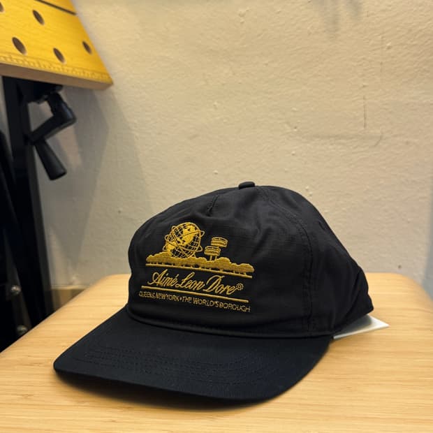 에메레온도르 유니스피어 햇 젯 블랙 볼캡 모자 에임레온도르