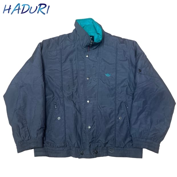 아디다스 90s 트레포일로고 그레이자켓 L