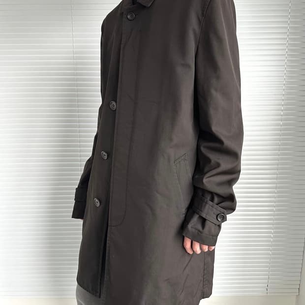 꼼데가르송 옴므플러스 다크브라운 코트
