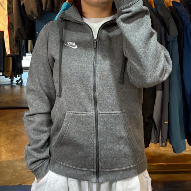나이키 그레이 후드집업