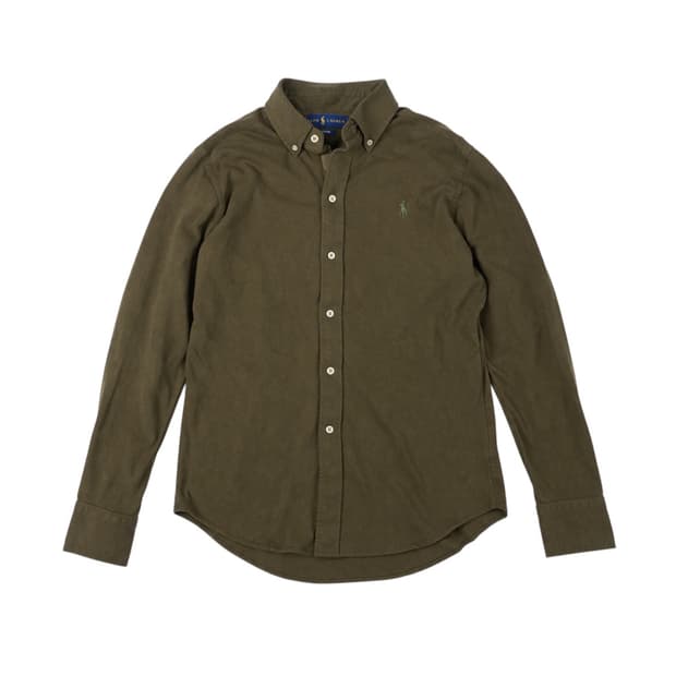 폴로 랄프로렌 니트 옥스포드 셔츠 올리브