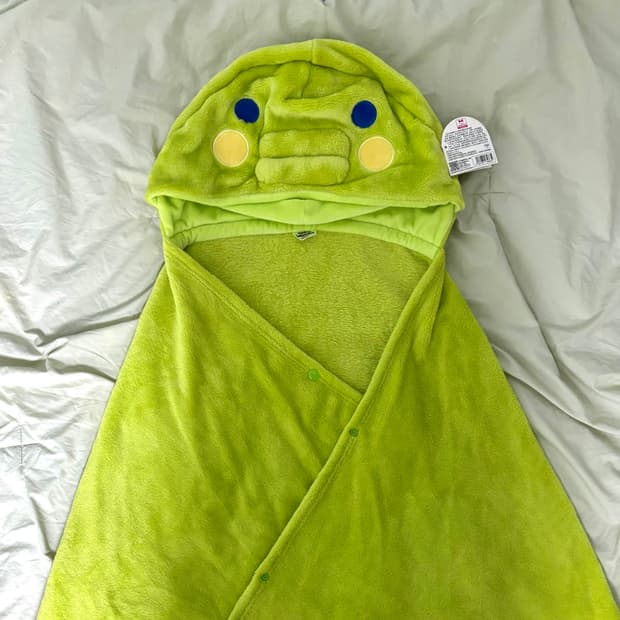 다마고치 구치파치 후드 담요ㅣ케이프 주댕치 반다이 고전 이치방쿠지 가챠