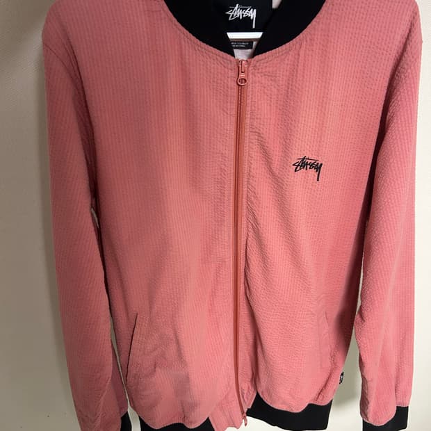 스투시 16ss 시어서커 봄버 자켓 M