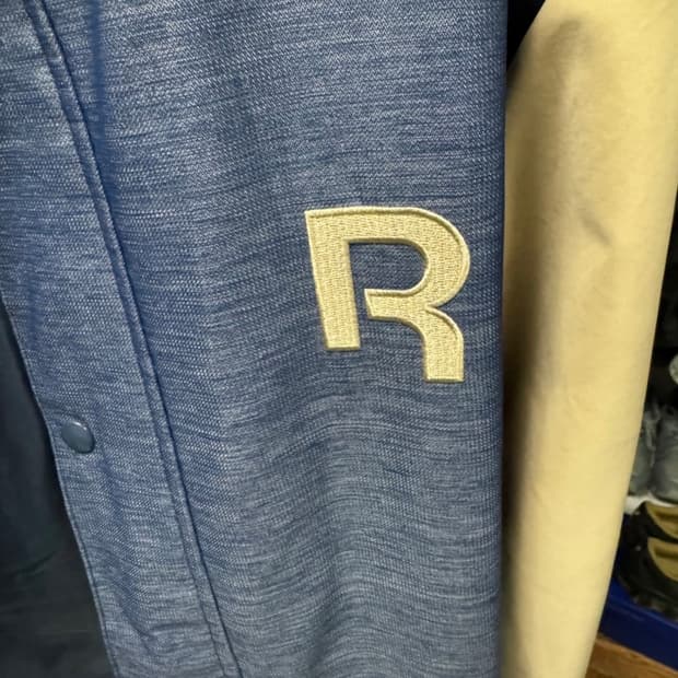 (L) reebok 바시티 자켓