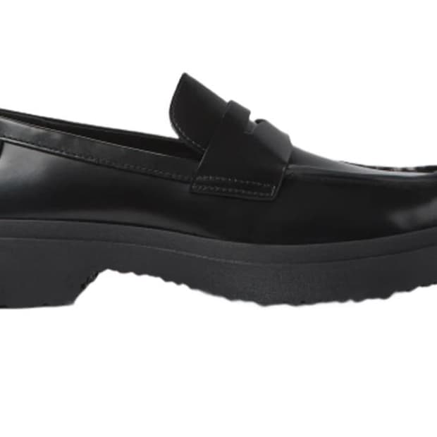 캠퍼 월든 레더 로퍼 블랙 Unisex 