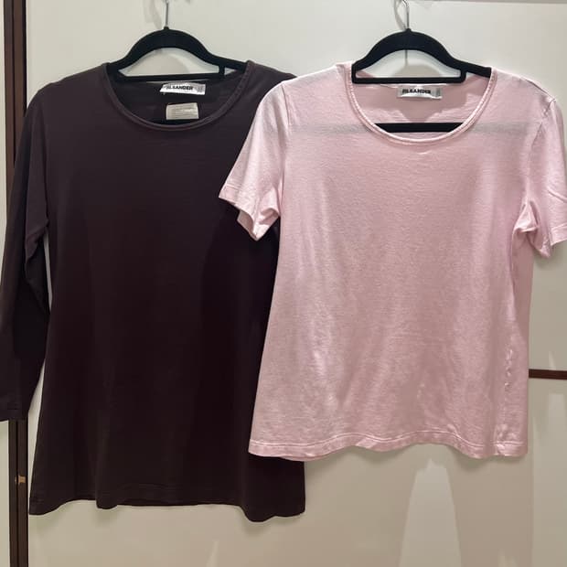 질샌더(jil sander) 얇은 티셔츠 2개