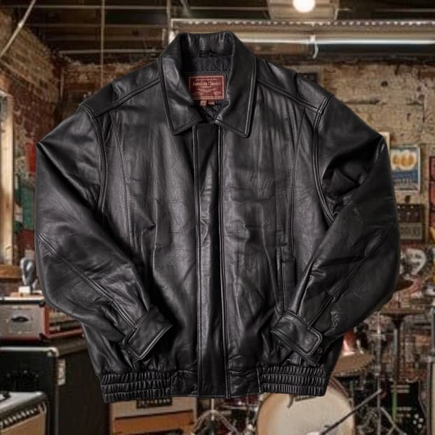 빈티지 레더 자켓 (Man 2XL) AB1302