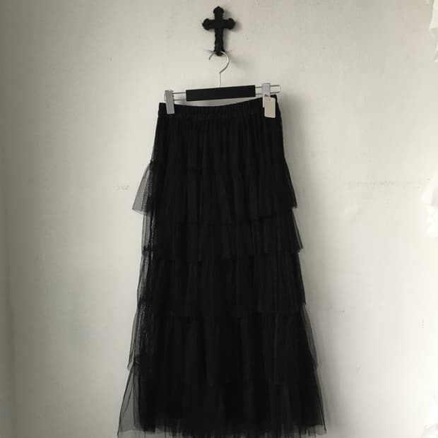 Sha layer long skirt