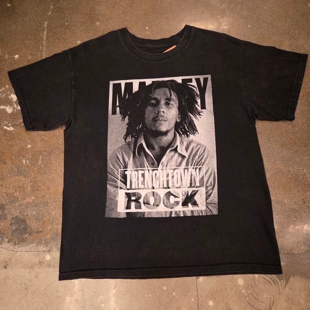 밥말리 Bob Marley 트렌치타운 락 빈티지 티셔츠