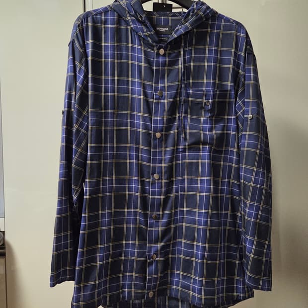 송지오옴므 후드 셔츠 자켓