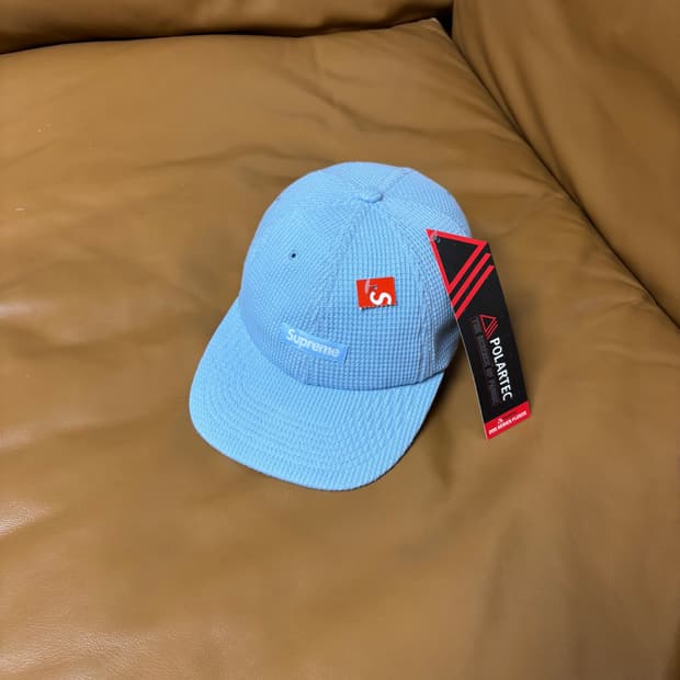 Supreme 슈프림 6패널 볼캡 모자 (Small Logo Blue)