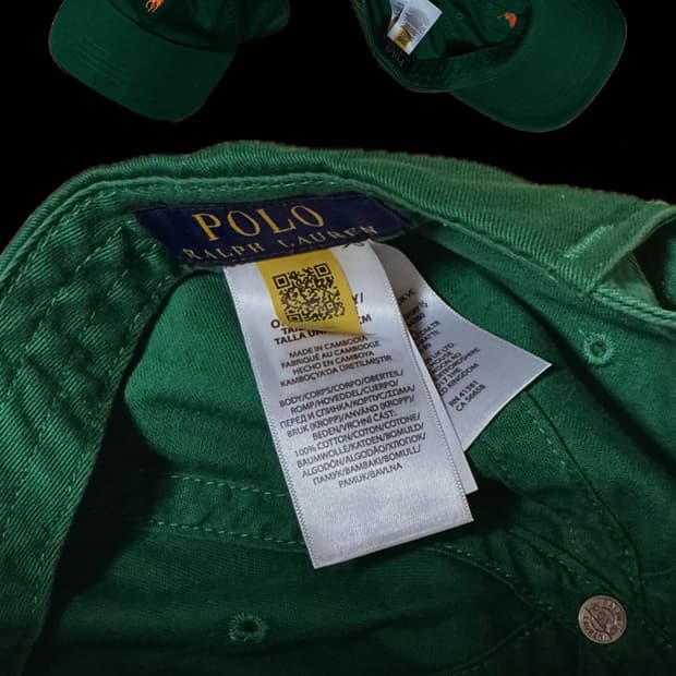 [새상품]Polo Ralph Lauren 클래식 코튼 캡 / 그린 / 오