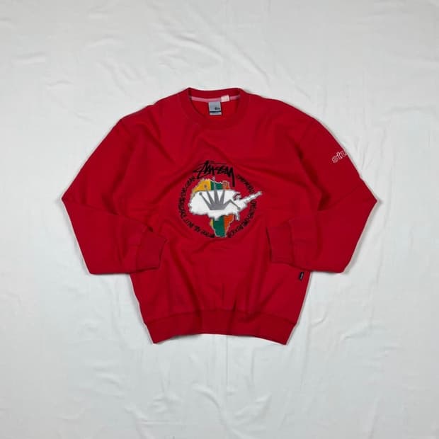 스투시 00s 빅 크라운 스웻셔츠