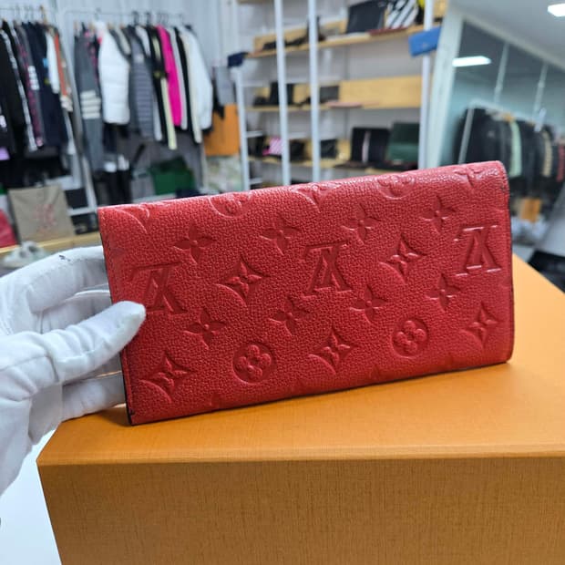 [A급컨디션]루이비통 앙프렝뜨 사라 장지갑