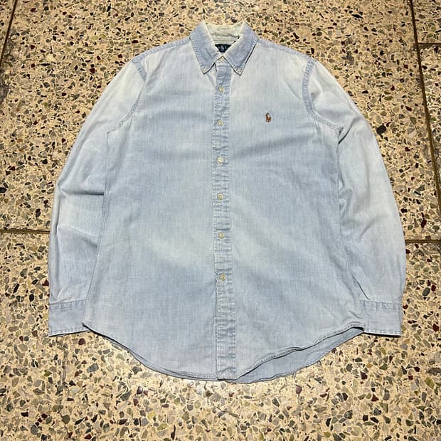 폴로 랄프로렌(POLO RalphLauren)데님 샴브레이 셔츠