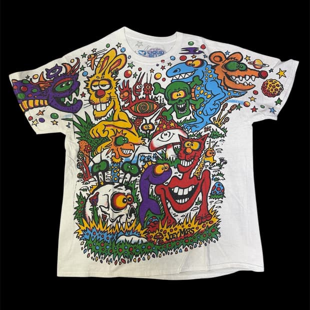 조이마스 joey mars 리퀴드블루 zidzoii 티셔츠 XL