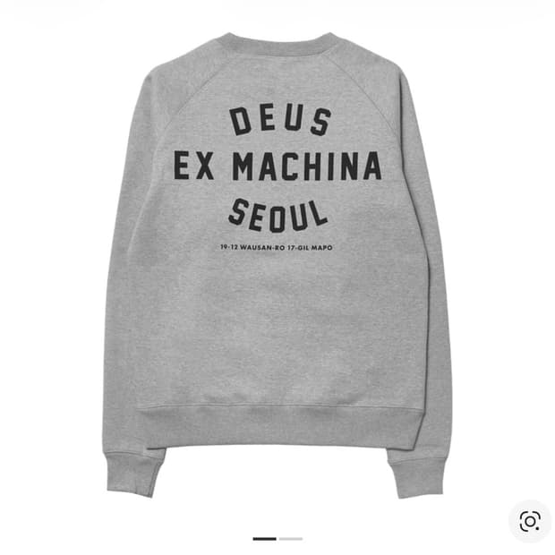 데우스 엑스 마키나 서울 맨투맨 그레이