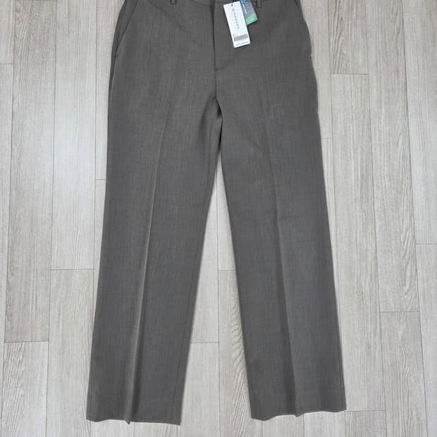 (새상품)지오다노 여름 쿨맥스 스트레이트핏 슬랙스 다크모카, 블랙 32