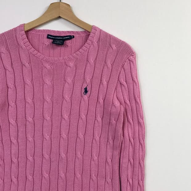 M 폴로 케이블 니트