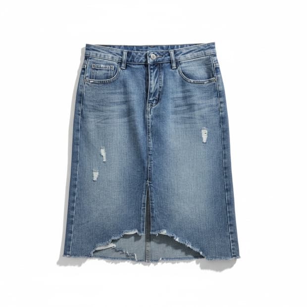 미스식스티 데님 롱 스커트