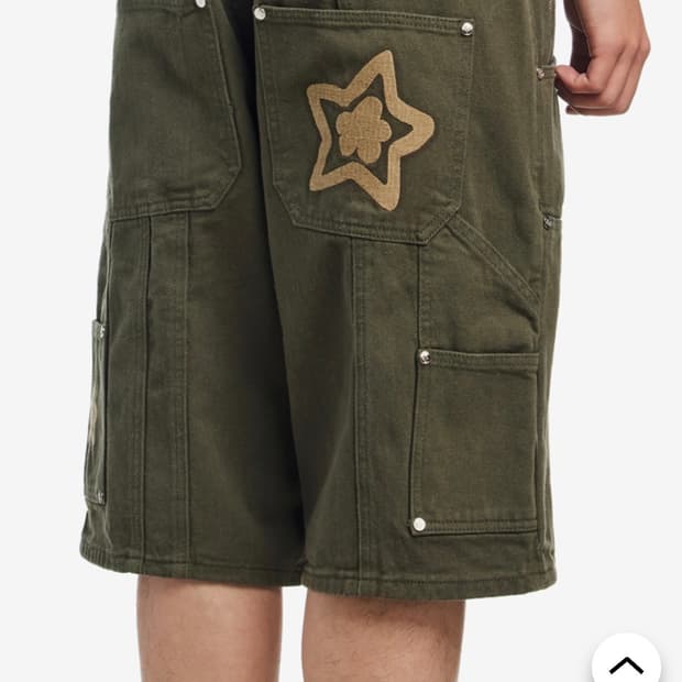 스타팀 더블니 쇼츠 (반바지) 올리브 32