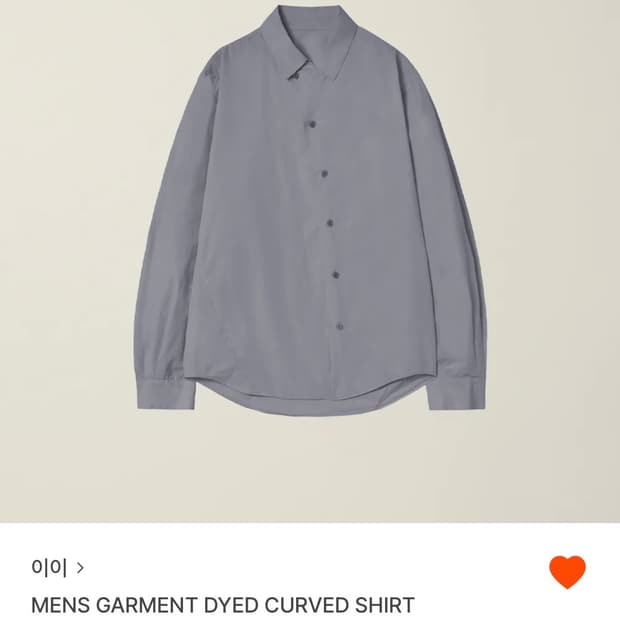 이이 챠콜 남성용 셔츠