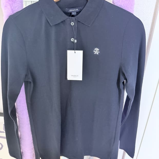 CRUMPLER 카라 니트 (네이비)