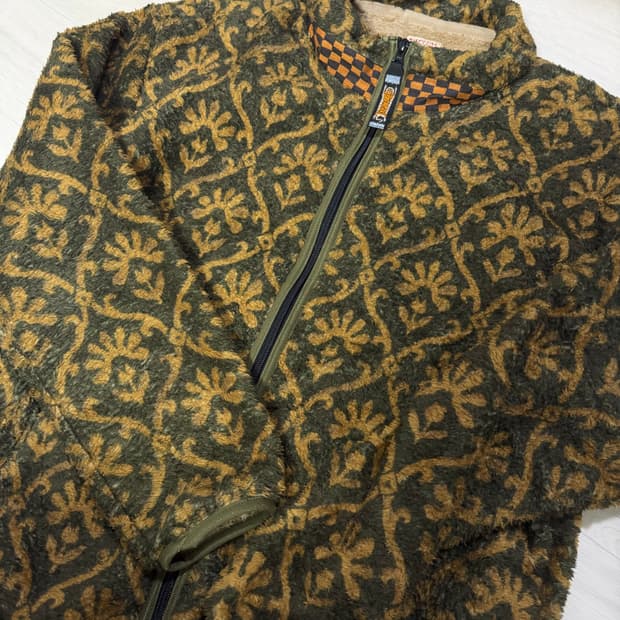 캐피탈 요세미티 플리스 집 블루종 카키