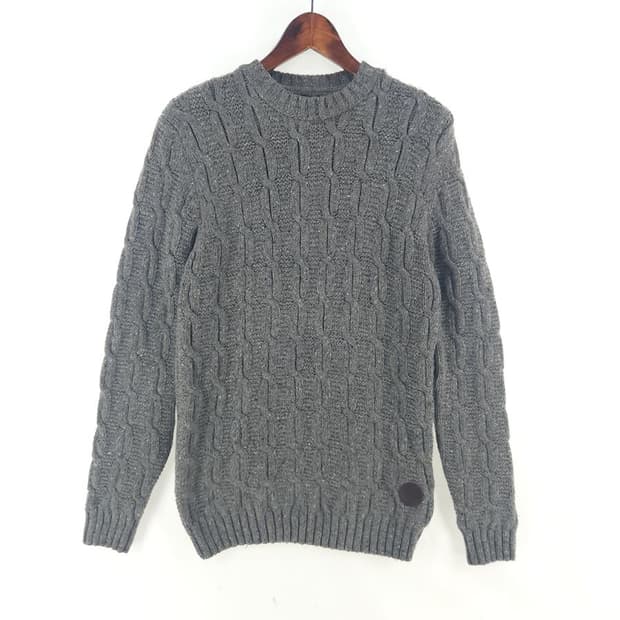 [S(90)]바버(Barbour) 헤비울 케이블 니트[Y5C-163]