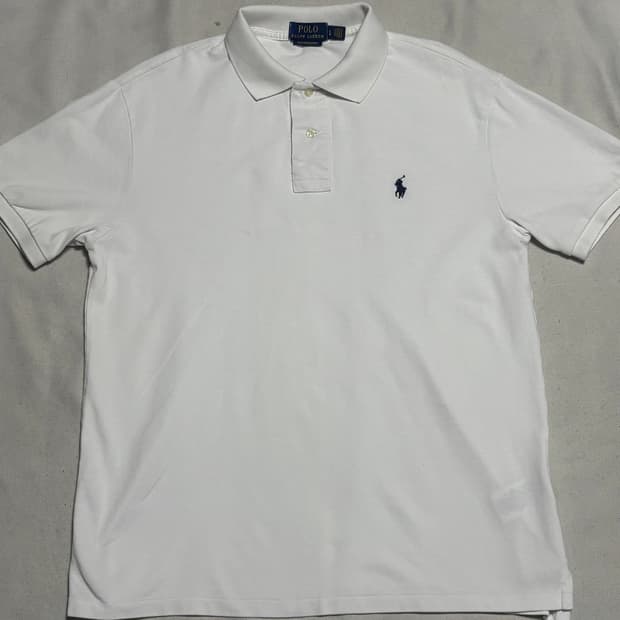 🫶🏻 폴로랄프로렌 커스텀핏 화이트 카라 반팔티셔츠 🫶🏻