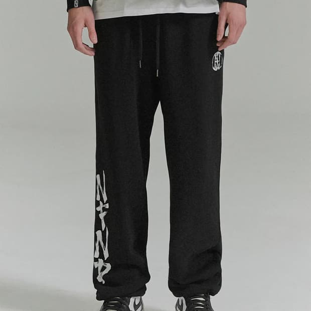 낫포너드 로고 스트링 스웻 조거 팬츠 XL