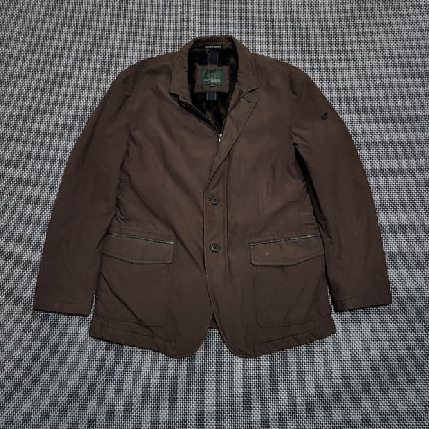 헨리코튼 캐주얼 클래식 누빔 블레이저 자켓 다크브라운 (105)