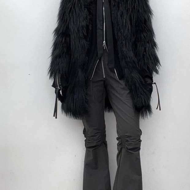 나체 퍼자켓 nache fur jacket