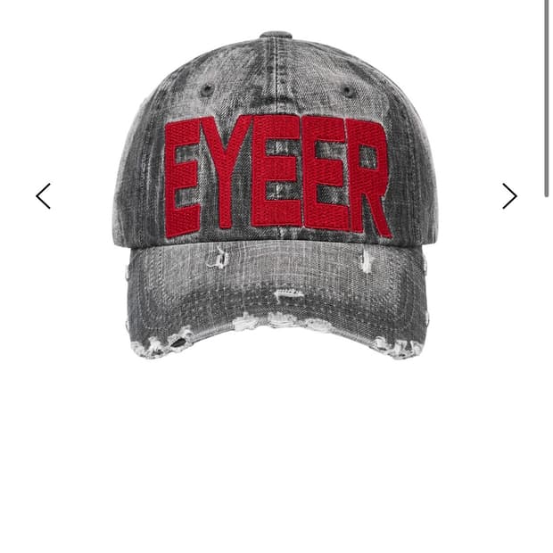 eyeer Basic Logo Ball Cap - Black/Red