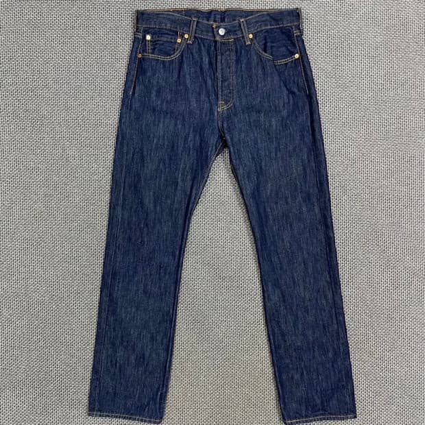 리바이스 501 스트레이트 데님 W33 진청