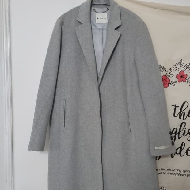 잇미샤 캐시미어 블랜디드 양모 코트