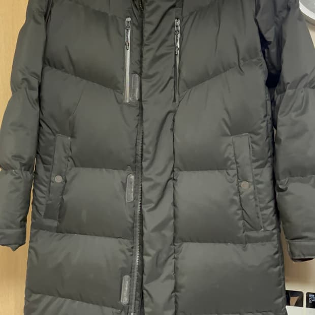 노스페이스 롱패딩 블랙 L 100