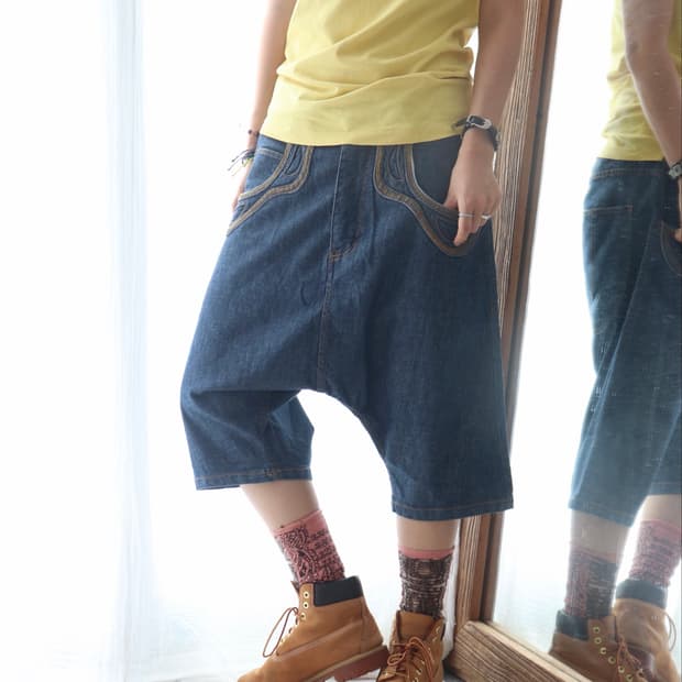 [Tsumori Chisato] Denim Sarouel Pants