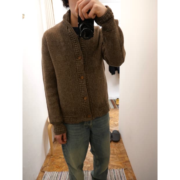 레미 릴리프 울 블렌드 가디건