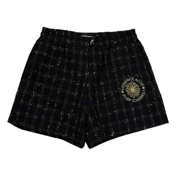 마르디 메크르디 악티프 플라워 트위드 반바지