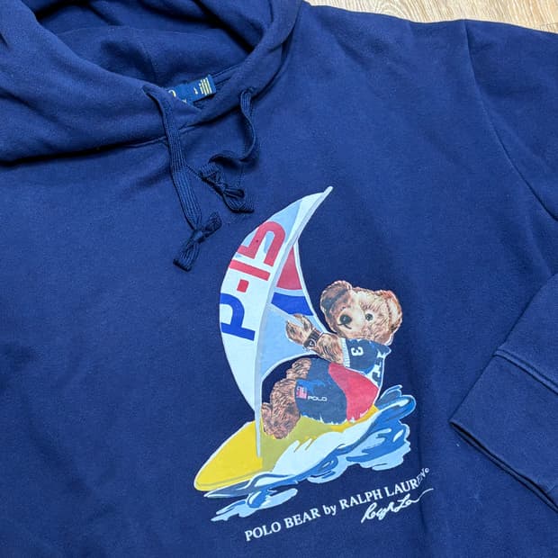 폴로 랄프로렌 곰돌이 후드 L / 폴로 후드 L
