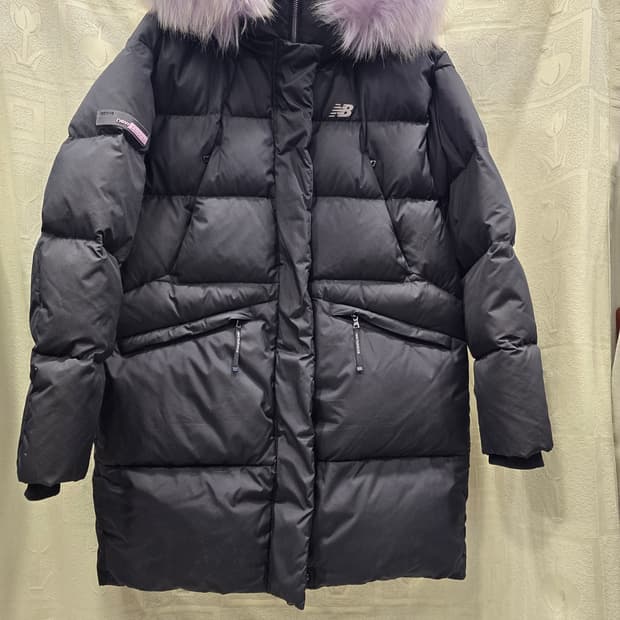뉴발란스 덕다운 패딩 블랙 S~M