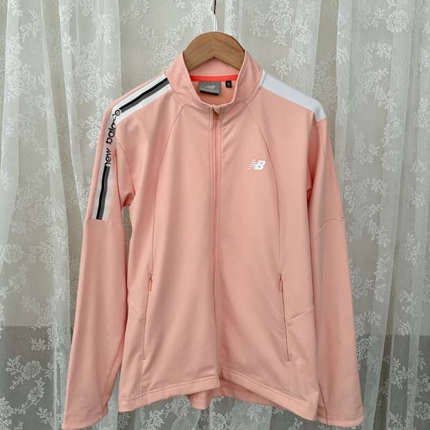 M) 뉴발란스 슬림핏 트랙 자켓 져지 피치